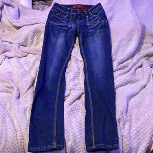 Zanadi Y2K Rhinestone Grunge Jeans